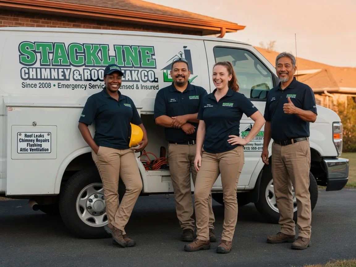 Chimney flashing repair company in Union, NE